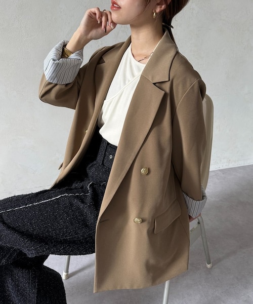 ゴールドボタンテーラードジャケット｜パルグループアウトレットの