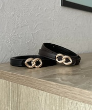 ミニダブルリングバックルベルト