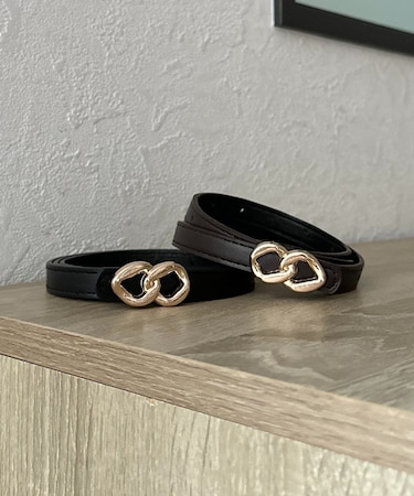 ミニダブルリングバックルベルト