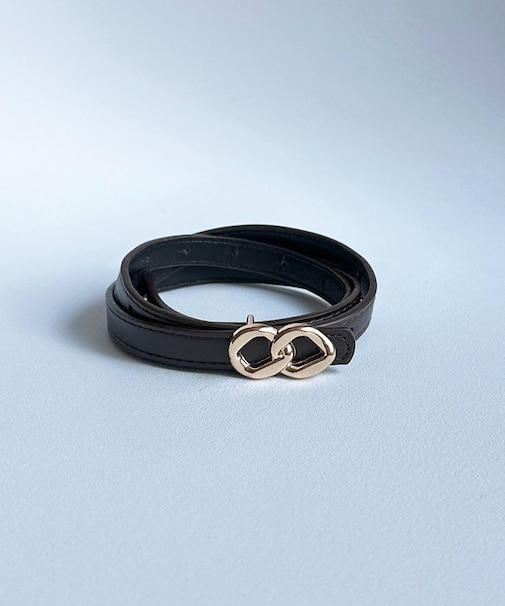 ミニダブルリングバックルベルト