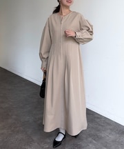 デニム切替ワンピース