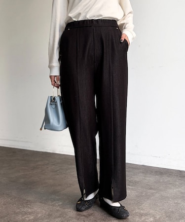 センタースリットパンツ