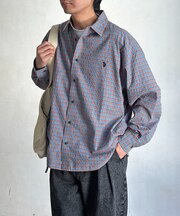 【U.S. POLO ASSN.】シアサッカー長袖シャツ
