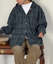 【U.S. POLO ASSN.】フードチェックシャツ