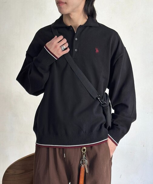 【U.S. POLO ASSN.】ニットポロ