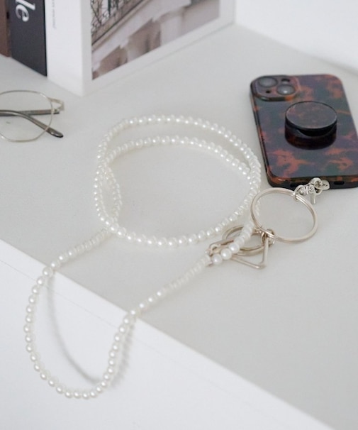 【Kastane】パールスマホショルダー