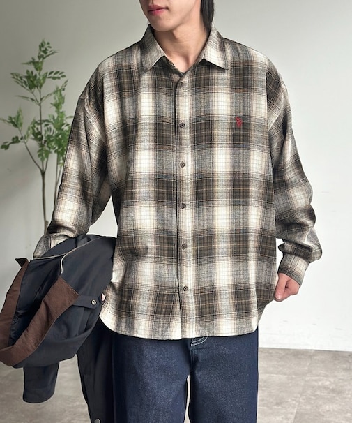 【U.S. POLO ASSN.】チェックビエラシャツ