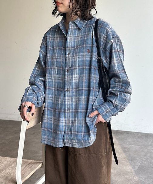 【U.S. POLO ASSN.】チェックビエラシャツ