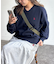 【U.S. POLO ASSN.】Vネックスウェットライクニット