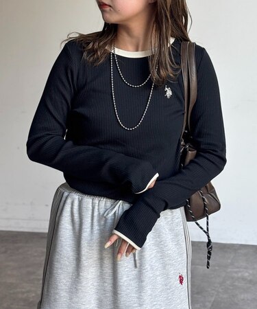 【U.S. POLO ASSN.】クルーネックロンT