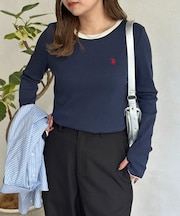 【U.S. POLO ASSN.】クルーネックロンT