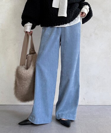 【DouDou】ワイドパンツ
