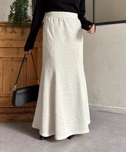 裏毛Iラインマーメイドスカート