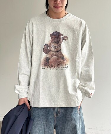 アニマル柄ロンT