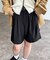 ベルト付きショートパンツ