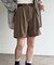 ベルト付きショートパンツ