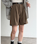ベルト付きショートパンツ