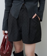 【Kastane】ドットサテンショートパンツ