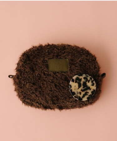 【Kastane】Fluffy&mirror pouch