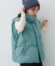 【Kastane】ベロアパディングブルゾン