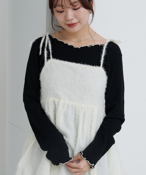 【Kastane】もちもちメロウニットプルオーバー