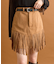 【mystic】フェイクスウェードフリンジスカート