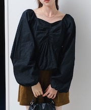 【Kastane】ダメージループバルーンブラウス