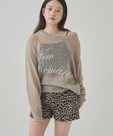 【WHO'S WHO gallery】シアーロゴニット