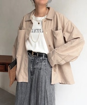 ショート丈シャツジャケット