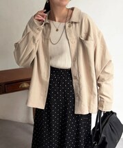 ショート丈シャツジャケット