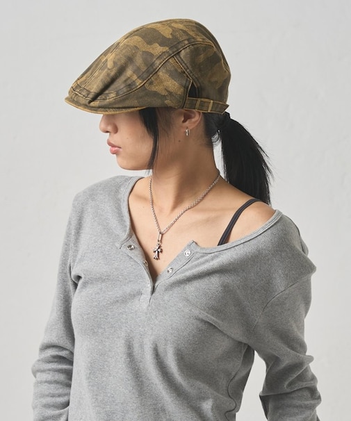 【WHO'S WHO gallery】迷彩ハンチング