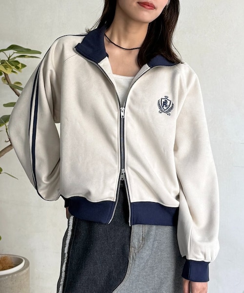 フェイクスエードトラックジャケット｜パルグループアウトレットの