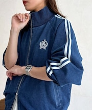 フェイクスエードトラックジャケット