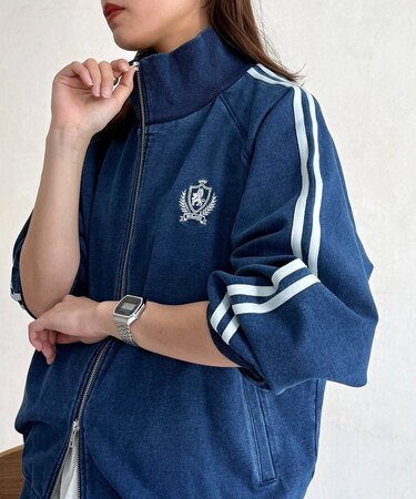 フェイクスエードトラックジャケット