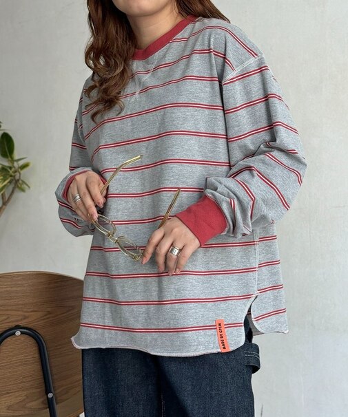 レイヤードボーダーロンT