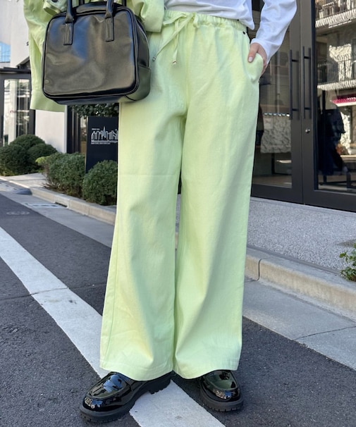 【CIAOPANIC TYPY】10ozワイドデニムイージーパンツ