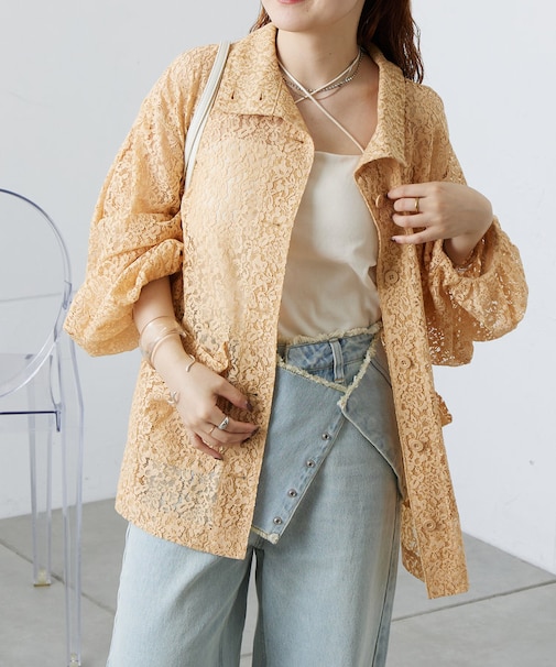 【mystic】レースカバーオール