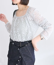 【mystic】シアーチョーカーリボンロンT