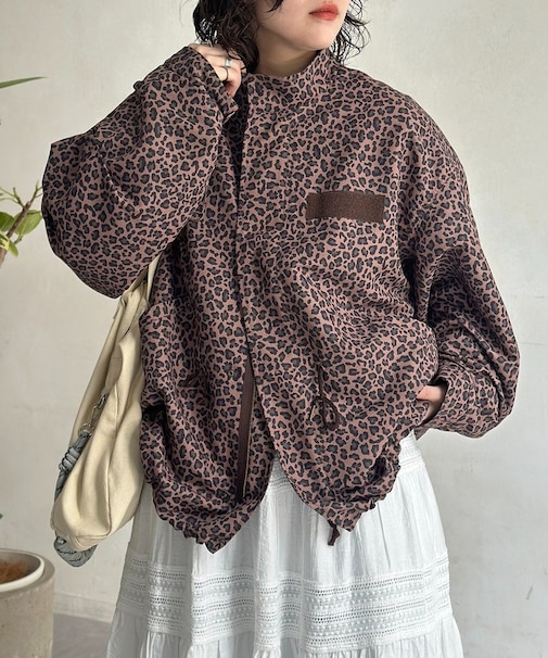 総柄ショートモッズ