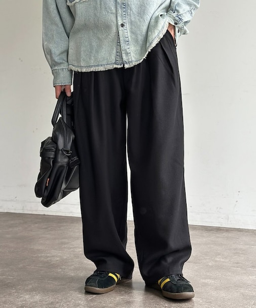 2タックサマーツイードトラウザー