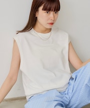 【Kastane】サンフェードスリーブレスTシャツ