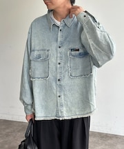 リヨセルデニムシャツ