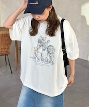 古着ライクアニマルT