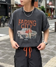 パウダー加工ヴィンテージライクT