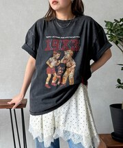 パウダー加工ヴィンテージライクT