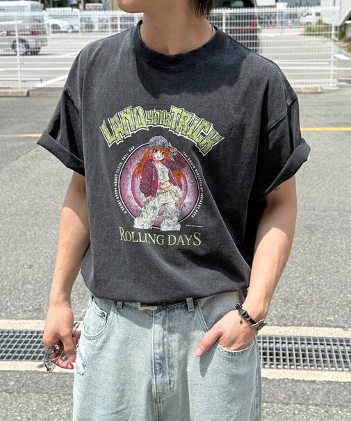 パウダー加工ヴィンテージライクT