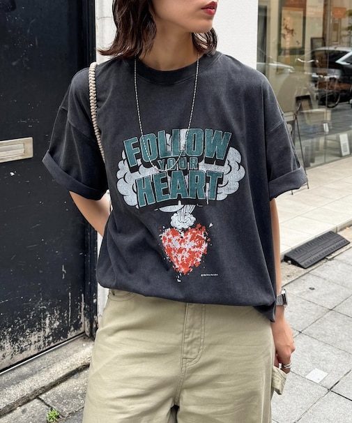 パウダー加工ヴィンテージライクT