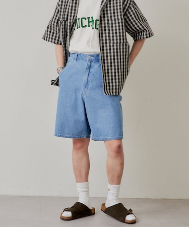 【Kastane】デニムペインターショーツ