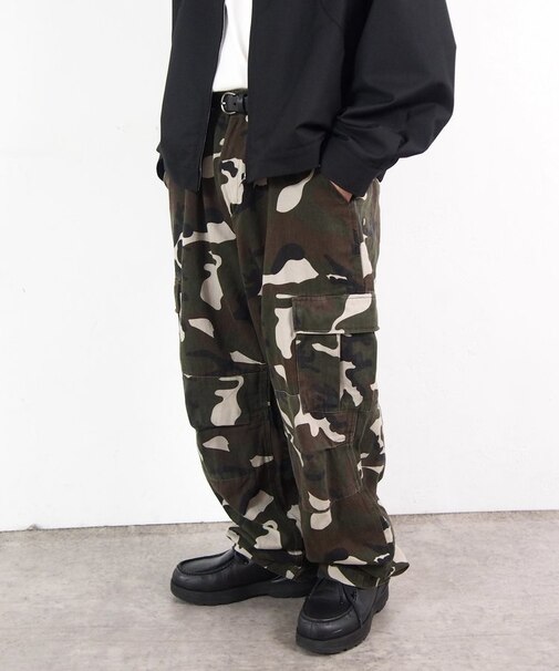 【WHO'S WHO gallery】M65型ワイドカーゴパンツ