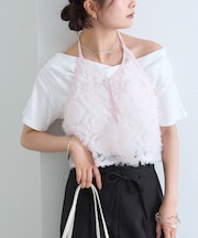 【mystic】チュールフラワービスチェ